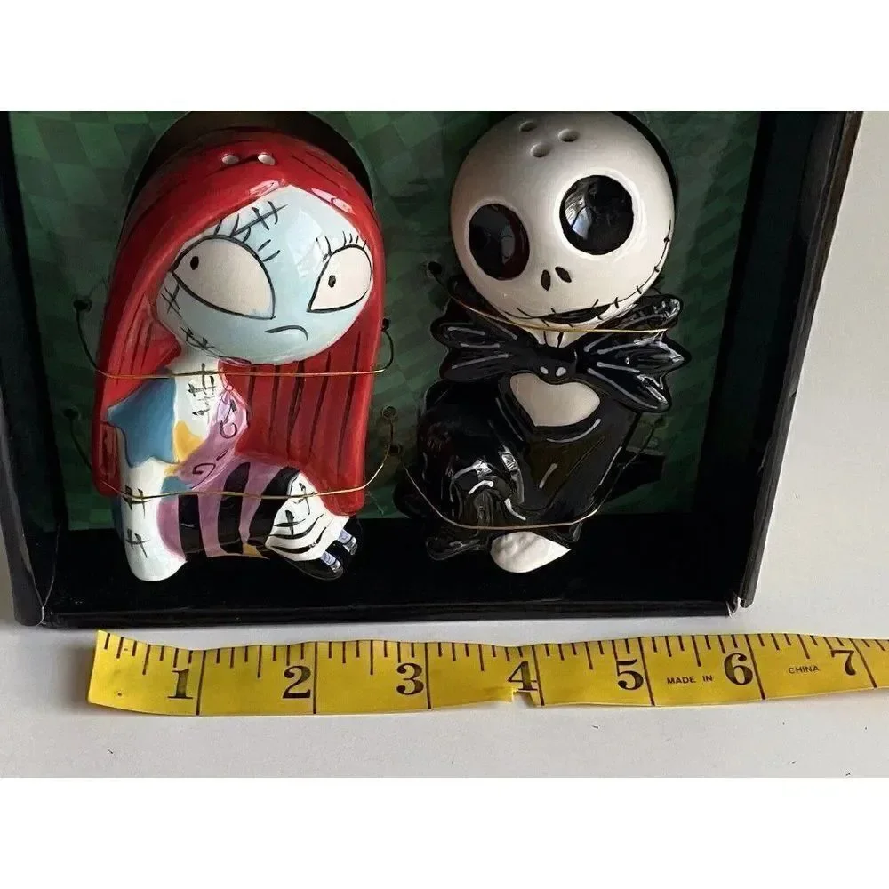 Disney The Nightmare Before Christmas Salt & Pepper Shakers Jack Sally NEW‎